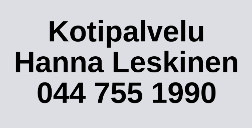 Kotipalvelu Leskinen Hanna logo